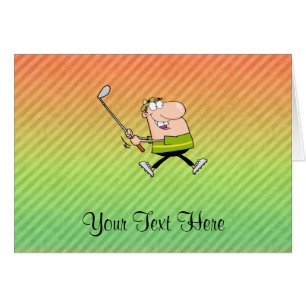 Cartoon Golfer-ontwerp