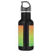 Cartoon Golfer-ontwerp Waterfles (Achterkant)