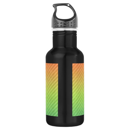 Cartoon Golfer-ontwerp Waterfles (Achterkant)