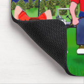 Cartoon Golfers - Voor de liefde van golf Muismat (Hoek)