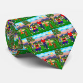 Cartoon Golfers - Voor de liefde van golf Stropdas (Opgerold)