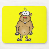 Cartoon Gopher Mousepad Muismat (Voorkant)