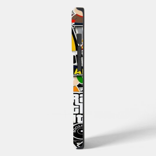 Cartoon graffiti Case-Mate iPhone case (Achterkant / Links)