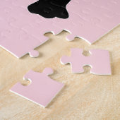 #cartoon #grappig # kat gooit kussen legpuzzel (Zijkant)