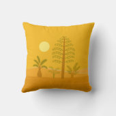 Cartoon Grappig Schattige Dinosaurus Jurassic Sier Kussen (Achterkant)