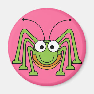 Cartoon Grasshopper Magneet