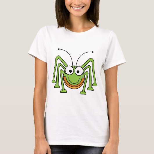 Cartoon Grasshopper T-shirt (Voorkant)