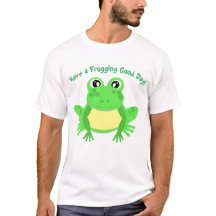 Cartoon Green Frog Schattige