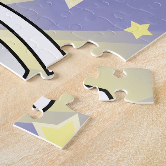 Cartoon Greyhound/Whippet/Italiaanse Greyhound Legpuzzel (Zijkant)