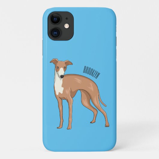 Cartoon grijnshond Case-Mate iPhone case (Achterkant)