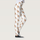 Cartoon grijnshond leggings (Rechts)