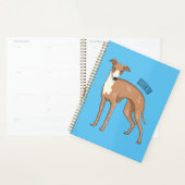 Cartoon grijnshond planner (Display)