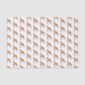 Cartoon grijnshond tissuepapier (Voorkant)