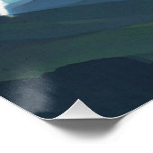 Cartoon Grizzly Beer & Bliksem Perfect Poster (Hoek)