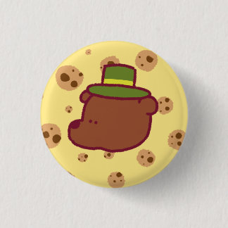 Cartoon Grizzly Button
