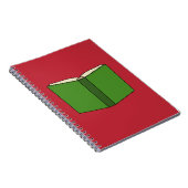 Cartoon Groen Boek Notitieboek (Rechterzijde)