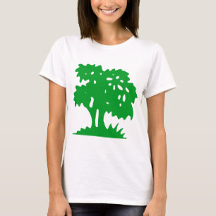 Cartoon - groen gras t-shirt