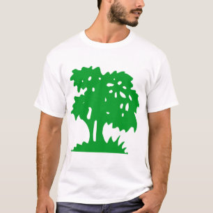 Cartoon - groen gras t-shirt