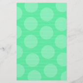 Cartoon Groene Gator Kinder Kinderen Stippen Dank Briefpapier (Achterkant)