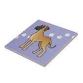 Cartoon Grote Daan (natuurlijk) Tegeltje (Zijkant)