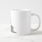 Cartoon Grote Koffiekop (Rechts)