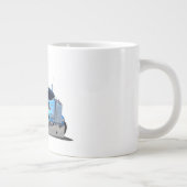 Cartoon Grote Koffiekop (Rechts)