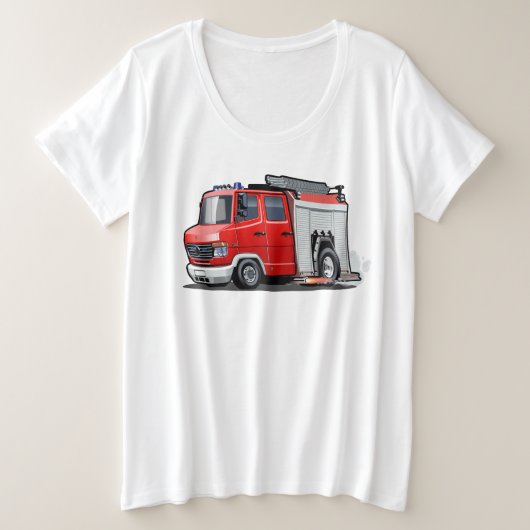 Cartoon Grote Maat T-shirt (Design voorkant)