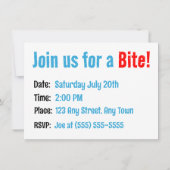 Cartoon Grote witte haaien Kaart (Achterkant)