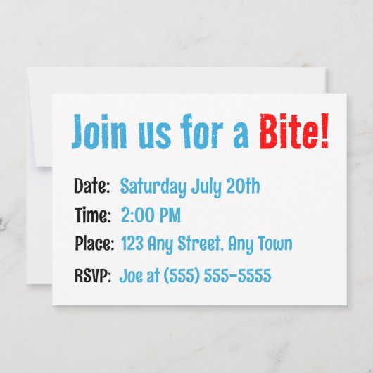 Cartoon Grote witte haaien Kaart (Achterkant)