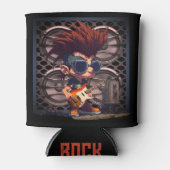 Cartoon Grunge Punk Rock & Roll Guitar Speaker Amp Blikjeskoeler (Voorkant)