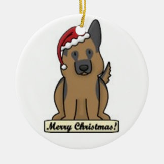 Cartoon GSD Ornament
