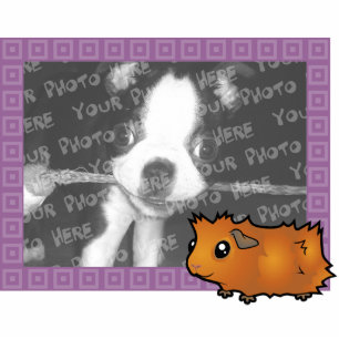 Cartoon Guinea Pig Photo Frame Fotobeeldje Magneet