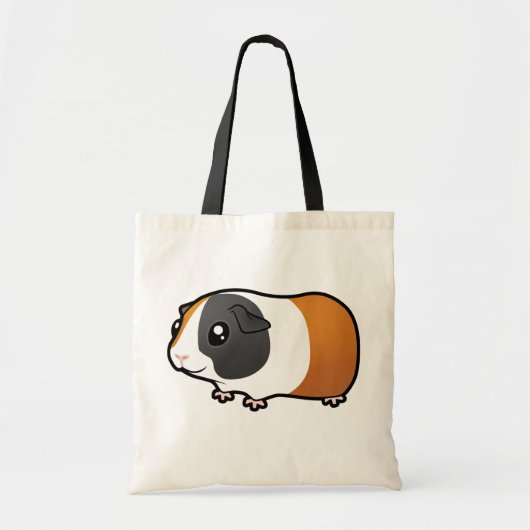 Cartoon Guinee Pig (glad haar) Tote Bag (Voorkant)