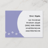 Cartoon Guinee Pig (glad haar) Visitekaartje (Achterkant)