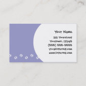 Cartoon Guinee Pig (glad haar) Visitekaartje (Achterkant)