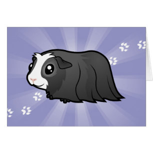 Cartoon Guinee Pig (lang haar)