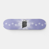 Cartoon Guinee Pig (lang haar) Skateboard (Horizontaal)
