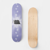 Cartoon Guinee Pig (lang haar) Skateboard (Voorkant)