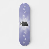 Cartoon Guinee Pig (lang haar) Skateboard (Voorkant)