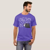 Cartoon Guinee Pig (lang haar) T-shirt (Voorkant volledig)