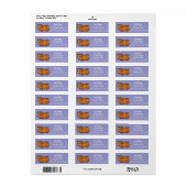 Cartoon Guinee Pig (wassend) Etiket (Full Sheet)