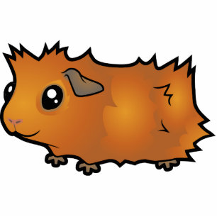 Cartoon Guinee Pig (wassend) Fotobeeldje Magneet