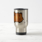 Cartoon Guinee Pig (wassend) Reisbeker (Center)