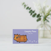 Cartoon Guinee Pig (wassend) Visitekaartje (Staand voorkant)