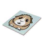 Cartoon Guinee Varkenshaar Tegeltje (Zijkant)