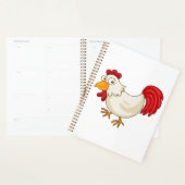 Cartoon Haan Witte Kip Planner (Display)