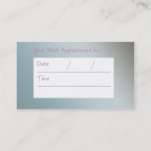 cartoon haarstylist afsprakenkaartje (Achterkant)