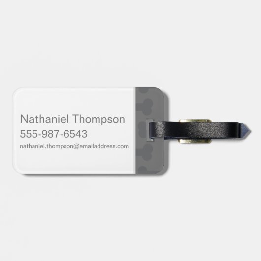 Cartoon Hagrid en Fang Character Art Bagagelabel (Achterkant horizontaal)