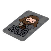 Cartoon Hagrid en Fang Character Art Magneet (Linkerzijde)