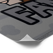 Cartoon Hagrid en Fang Character Art Poster (Hoek)